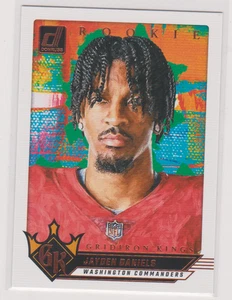 2024 Panini Donruss - Rookie Gridiron Kings Jayden Daniels #1 (R/C) - NM-MT - Bild 1 von 2