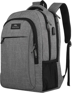 Mochila de viaje para computadora portátil, mochila para computadoras portátiles delgada antirrobo de negocios resistente con EE. UU. - Imagen 1 de 43