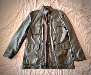 Duffer of St George Vintage mod leather jacket. Large - Picture 1 of 8