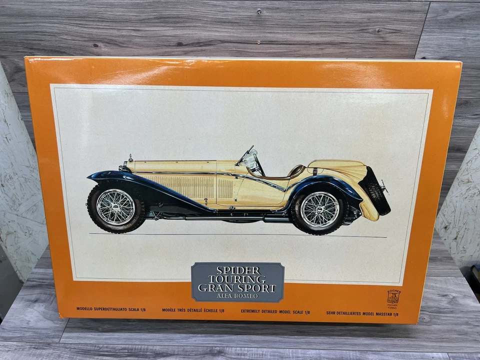 De colección Pocher Alfa Romeo Spider Touring Gran Sport Kit Escala 1:8 K73 - SELLADO Foto 1 de 4