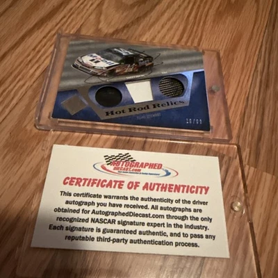 Tony Stewart 2013 Total Memorabilia Hot Rod Relics Race Used and signed 29/99 - Image 1 of 4