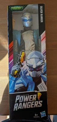 Power Rangers Beast Morphers Action Figure Silver Ranger Hasbro Nuovo - Immagine 1 di 4