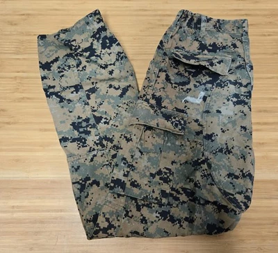 USMC Woodland MARPAT Pants Mens Small Regular Camo Military Cargo Combat - Image 1 of 4