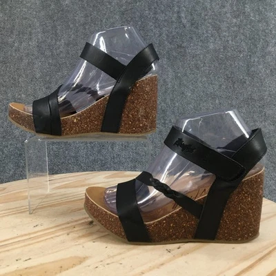 Sandalias Blowfish Malibu para mujer 7 negras plataforma Hapuku cuña punta abierta informales Foto 1 de 4