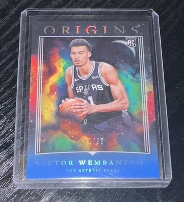 2023-24 Panini Origins Victor Wembanyama #86 Blue /99 (RC) - Image 1 of 3