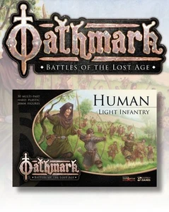 Oathmark Human Light Infantry NOR OAKP403 - Picture 1 of 3