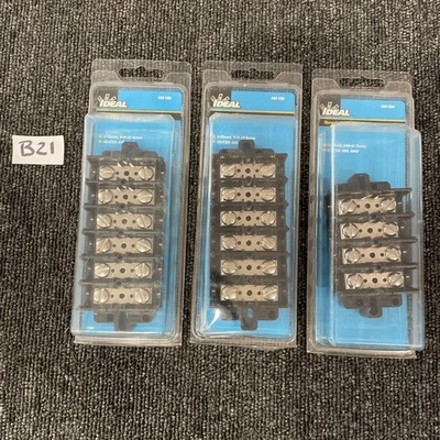 (3) IDEAL TERMINAL STRIP (2) 89-506 + (1) 89-504 - Image 1 of 3