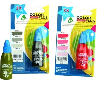 Colorant peinture 3x plus concentré 30ML COULEUR PLUS RICHARD - Photo 1/4
