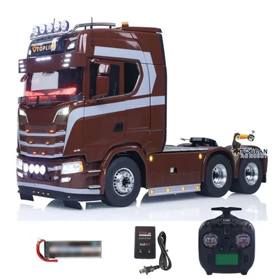 1/14  Tractor Truck 770S 3Speed 6x2 Metal Chassis Axle Lock RC Lorry Vehicle ST8 - Image 1 of 4