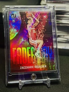 2024-25 Panini Donruss Basketball Fadeaway SSP ZACCHARIE RISACHER RC ROOKIE GEM - Picture 1 of 3