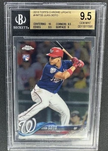 Juan Soto 2018 Topps Chrome Update #HMT55 Rookie Card RC BGS 9.5 Gem Mint - Picture 1 of 2