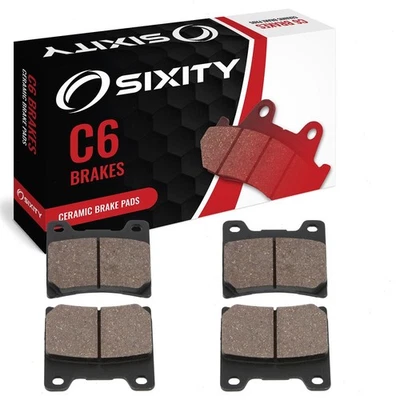Front Ceramic Brake Pads 1987 Yamaha FZ700 Set Full Kit T TC AK AKC AL ALC nq — 第 1/4 张图片