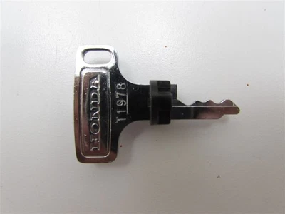 Genuine Original OEM Honda Motorcycle Cut Key Recessed Plug T1978 CB750 K0 CB450 - Image 1 of 2