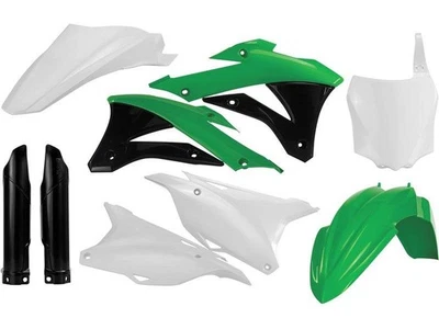 Kit Di Plastica Compatibile Per Kawasaki Kx 85 14-25 Gr-Sw-W - Immagine 1 di 4