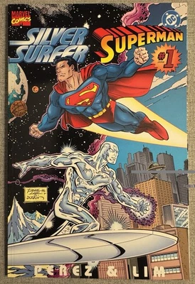 Silver Surfer/Superman #1 DC/Marvel Crossover George Perez - Image 1 of 4