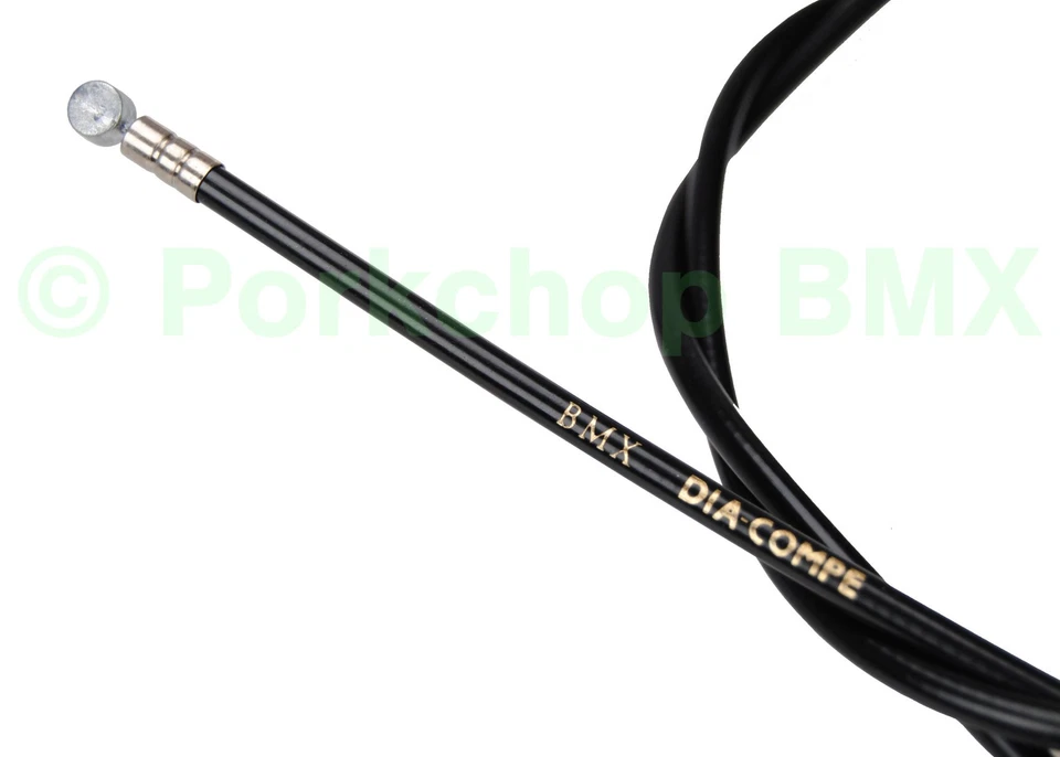 Dia-Compe BMX cable freno bicicleta delantero y trasero JUEGO - NEGRO Foto 1 de 1