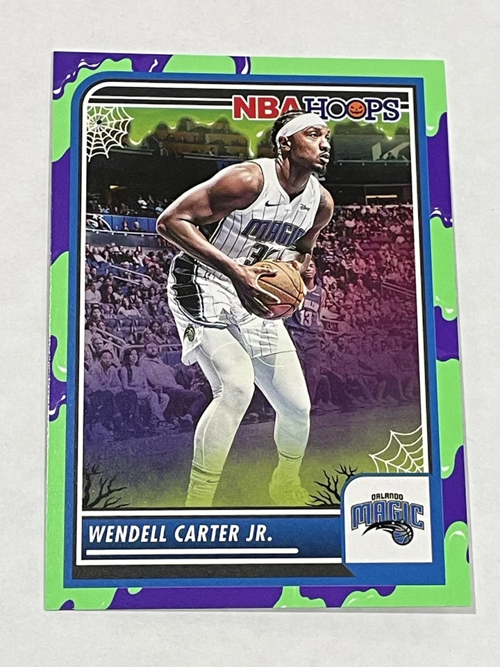 2023-24 Hoops Haunted Hoops Basketball Slime #174 - Wendell Carter Jr. - Magic - Image 1 of 2