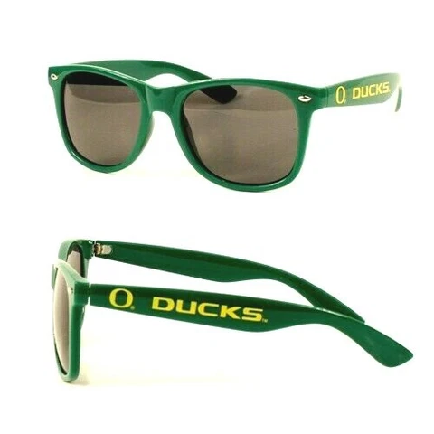 Oregon Ducks NCAA Green Retro UV400 Protection Sunglasses AND W/FREE POUCH/BAG Cover