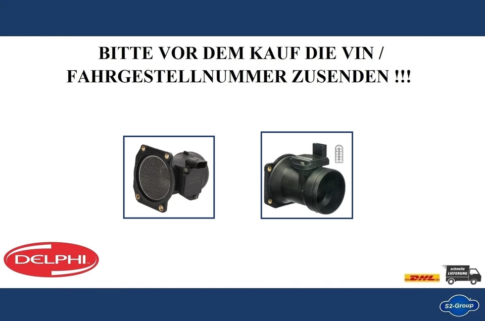 Luftmassenmesser LMM Luftmengenmesser für Audi A4 VW Golf Transporter IV T4 Polo - Bild 1 von 1