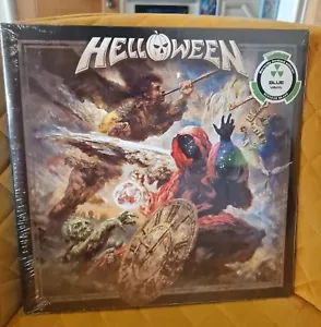 Helloween Blue Vinyl Ltd 300 Double LP Album Pumpkins United Kiske Hansen Deris - Picture 1 of 3