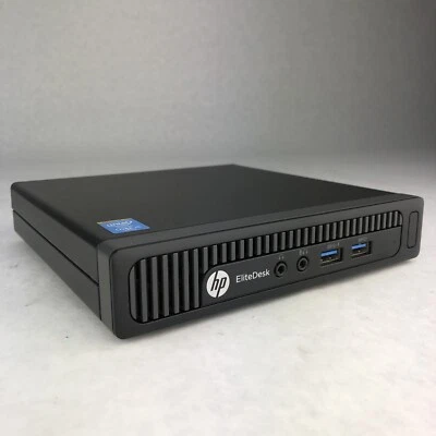 HP EliteDesk 800 G1 DM Intel Quad Core i5-4590T 2.0GHz 8GB RAM WiFi No AC HDD OS - Image 1 of 4