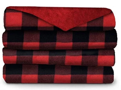 Sunbeam Heated Throw Blanket | Mircoplush | 3 Heats Settings Foto 1 de 4