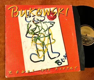 CHARLES BUKOWSKI READS HIS POETRY 1980 TAKOMA RECORDS LP TAK 7073 Original poet! - Picture 1 of 5