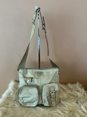 Authentic Prada Beige Nylon Body Belt Bag Preloved - Image 1 of 4