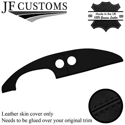 BLACK STITCH TOP DASH DASHBOARD LEATHER COVER FITS ALFA ROMEO SPIDER 1970-1987 - Image 1 of 3