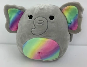 Squishmallows Mila Elephant Gray Rainbow Kellytoy Plush Stuffed Animal 2021 NWT - Picture 1 of 3