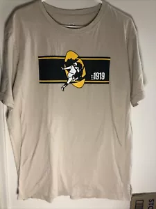 Green Bay Packers New Era Throwback T-Shirt Sz L - Picture 1 of 4