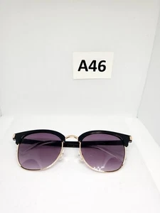 AEROPOSTALE Womens black Gold Metal Classic Aviator Sunglasses 93061943 - Picture 1 of 6