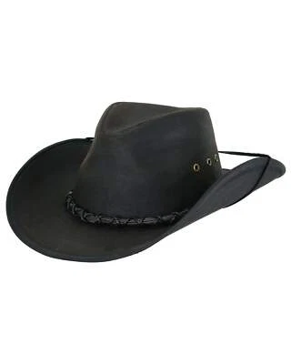 Sombrero occidental impermeable de piel aceitosa Outback Trading para hombre - Colores y tallas Foto 1 de 4