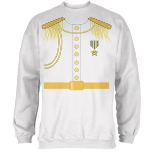 Prince Charming Costume White Adult Sweatshirt - Picture 1 of 1
