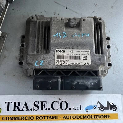 Centralina BOSCH 0281012882 ALFA ROMEO 147 W8 1.9 JTD 88kw 55206270 Diesel - Immagine 1 di 4