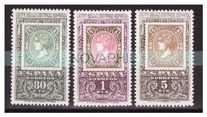 SPAGNA 1965 - CENTENARIO DEL FRANCOBOLLO - SERIE NUOVA ** MNH - Imagen 1 de 1
