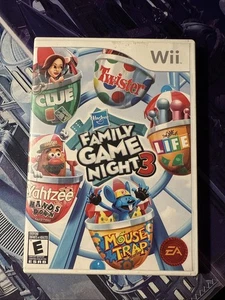 Hasbro Family Game Night # 3 (Nintendo Wii) COMPLETE CIB - Picture 1 of 5