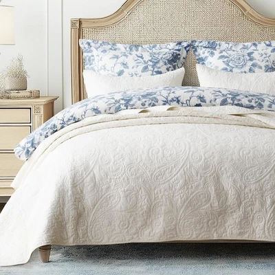 Juego de edredón EVERGRACE 100 % algodón cachemir, juego de 3 piezas tamaño queen - prelavado L... Foto 1 de 4