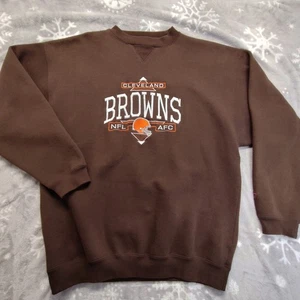 Vintage Cadre Athletic Cleveland Browns Sweater Long Sleeve Pullover Size XL - Picture 1 of 10
