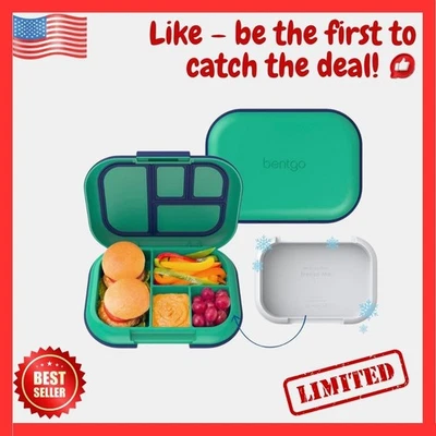 Fiambrera a prueba de fugas Bentgo Chill Kids - 4 compartimentos Foto 1 de 4