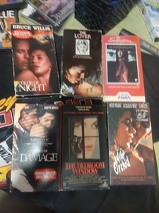 VHS Erotic Thriller 6 Movie Bundle Each One Different Production Company - Picture 1 of 8