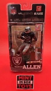 MCFARLANE MARCUS ALLEN NFL LEGENDS 6 RAIDERS NEGROS RARO - Imagen 1 de 4