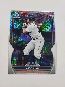 2023 Bowman Chrome #BCP-215 Jace Jung Chrome Prospects Mojo Refractor - Picture 1 of 2