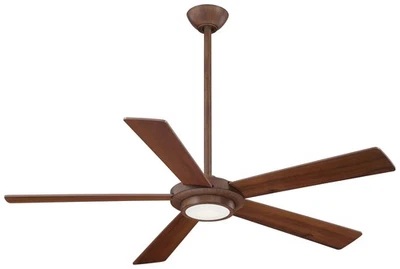 Minka Aire Sabot 52" Ceiling Fan - Medium Maple/Dark Walnut (Reversible) 5-Blade - Image 1 of 3