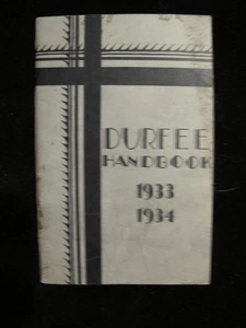 1933 / 1934 DURFEE HANDBOOK. DURFEE INTERMEDIATE SCHOOL DETROIT MICHIGAN - Picture 1 of 3