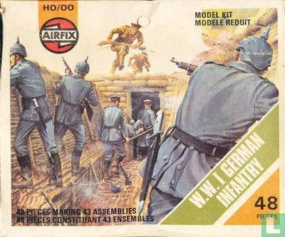 " W.W.I GERMAN INFANTRY " AIRFIX 01726 in 1:72 / KOMPLETT 100% / OHNE KARTON - Bild 1 von 4