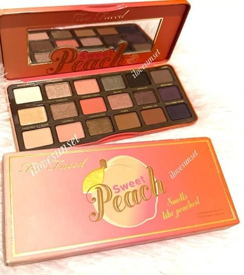 NIB {Too Faced} Sweet Peach Eyeshadow Palette - Smell Like Peaches 18 Colors - Image 1 of 4