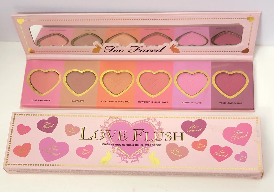 TOO FACED LOVE FLUSH Long-Lasting 16-Hour Blush Wardrobe 6 SHADES (DISCONTINUED) - Image 1 of 4