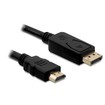 Delock Kabel DisplayPort 1.1 Stecker > High Speed HDMI-A Stecker 1 m schwarz - Bild 1 von 2