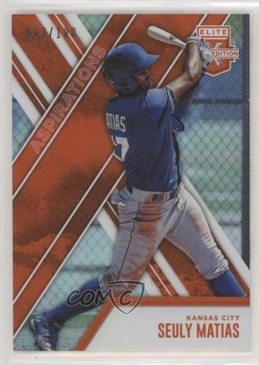 2017 Panini Elite Extra Edition Aspirations Orange /100 Seuly Matias #186 - Image 1 of 2